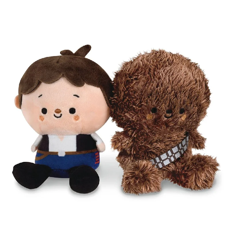 Hallmark :   Better Together Star Wars™ Han Solo™ and Chewbacca™ Magnetic Plush Pair, 5.5"