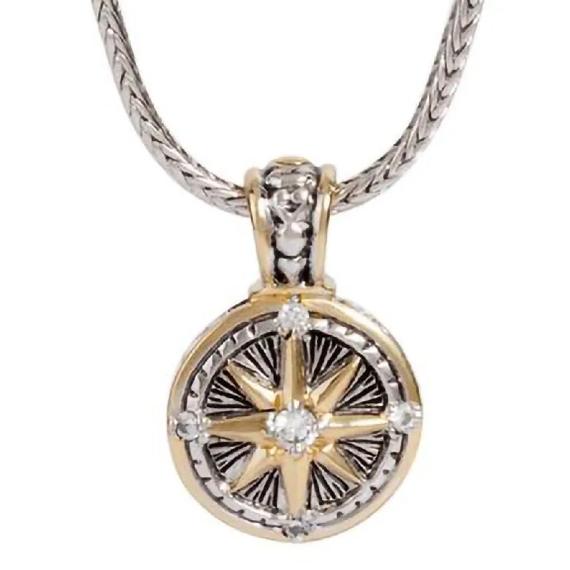 John Medeiros : Little Inspirations Compass Slider Charm