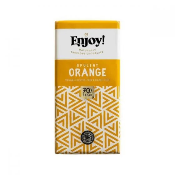 Enjoy! Opulent Orange 70% Cacao Chocolate Bar 35g