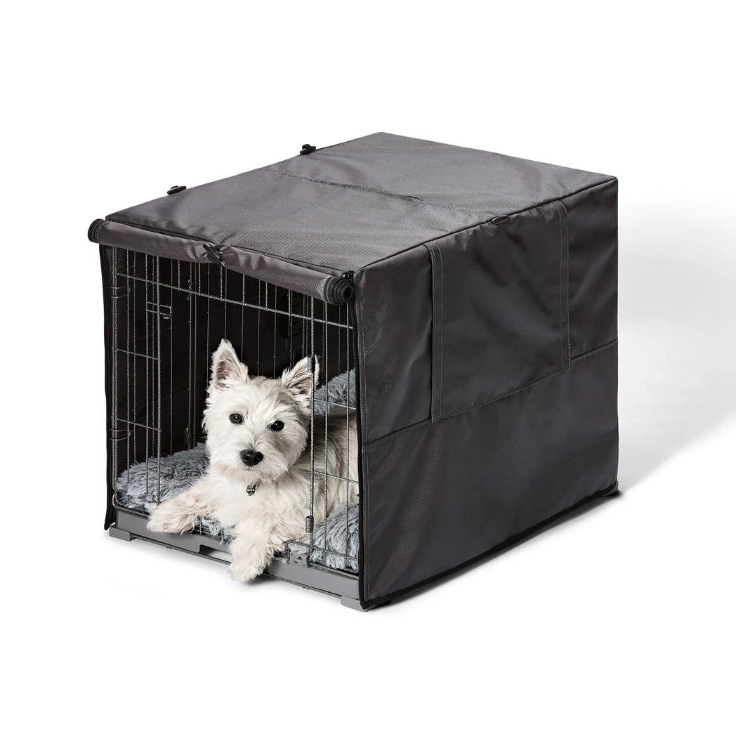 Snooza – Dog – 2 in 1 – Convertible Crate Cover – Grey