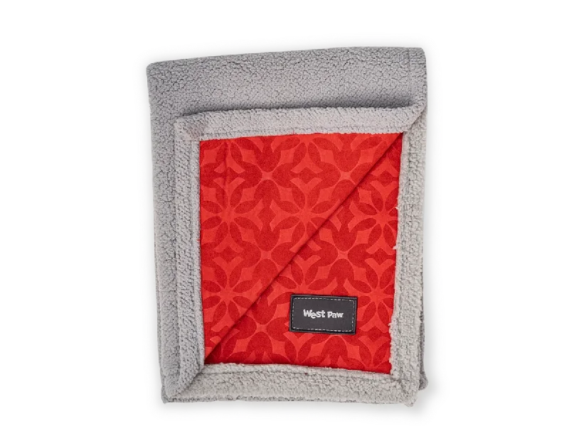 Big Sky Dog Blankets, Holiday Crimson Ice