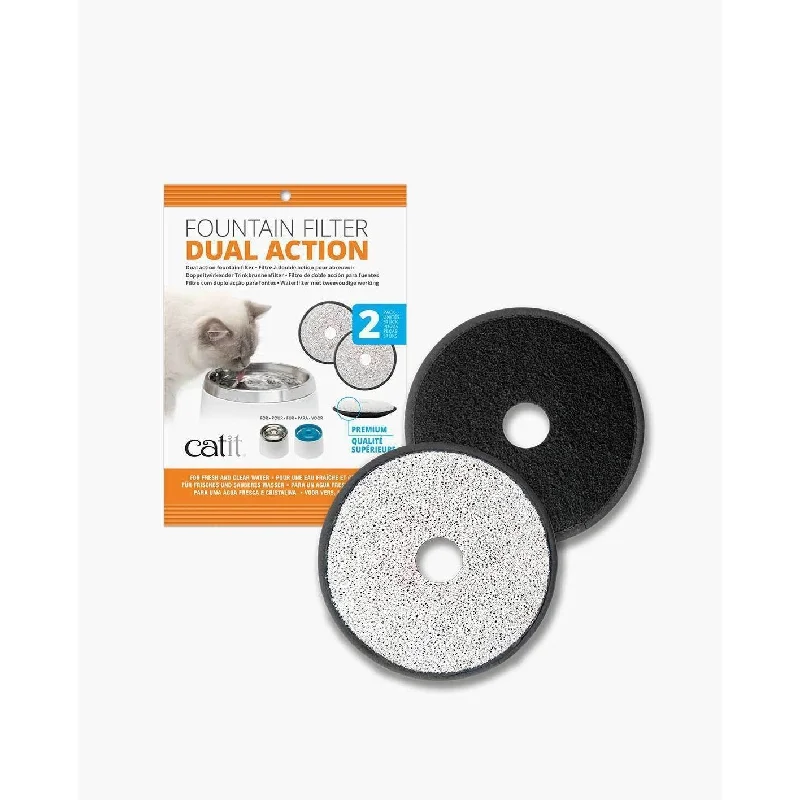 Catit Senses 2.0 Water Fountain Replacement Filters 2 Pack