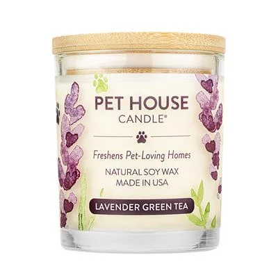 One Fur All Pet House 9oz Candle - Lavender Green Tea