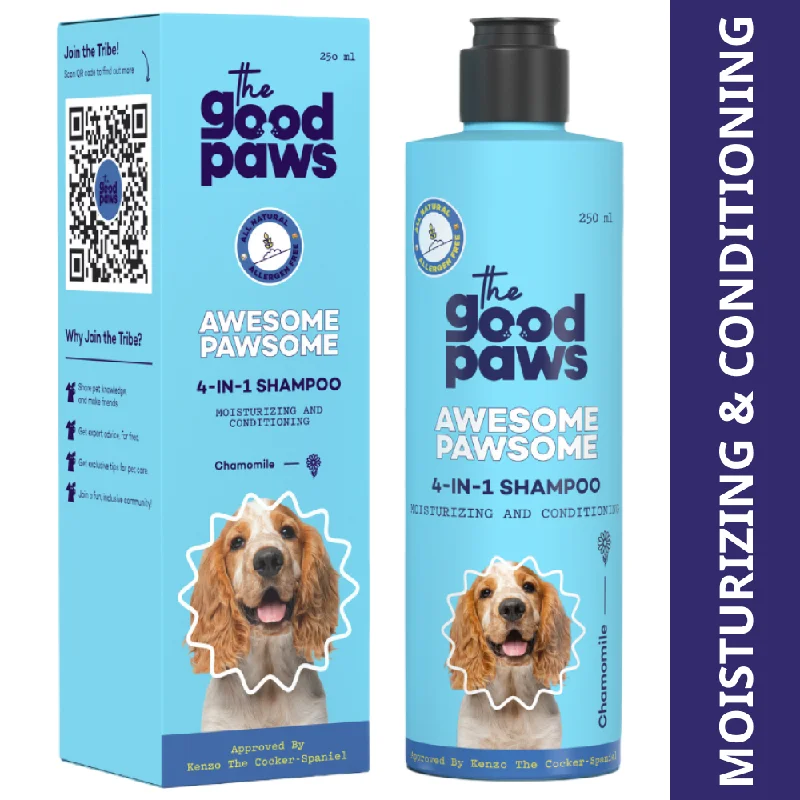 The Good Paws Awesome Pawsome 4 in 1 Shampoo for Dogs